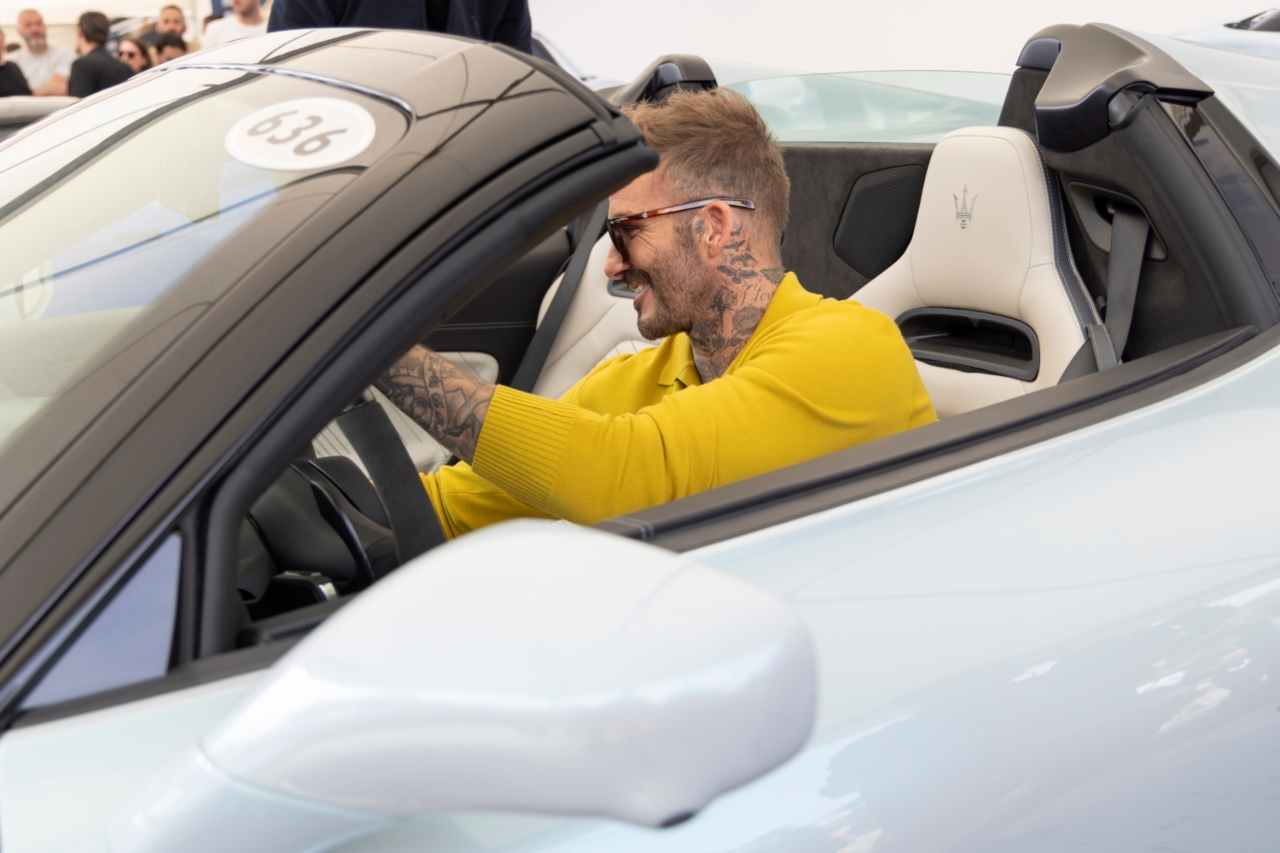 David Beckham Maserati