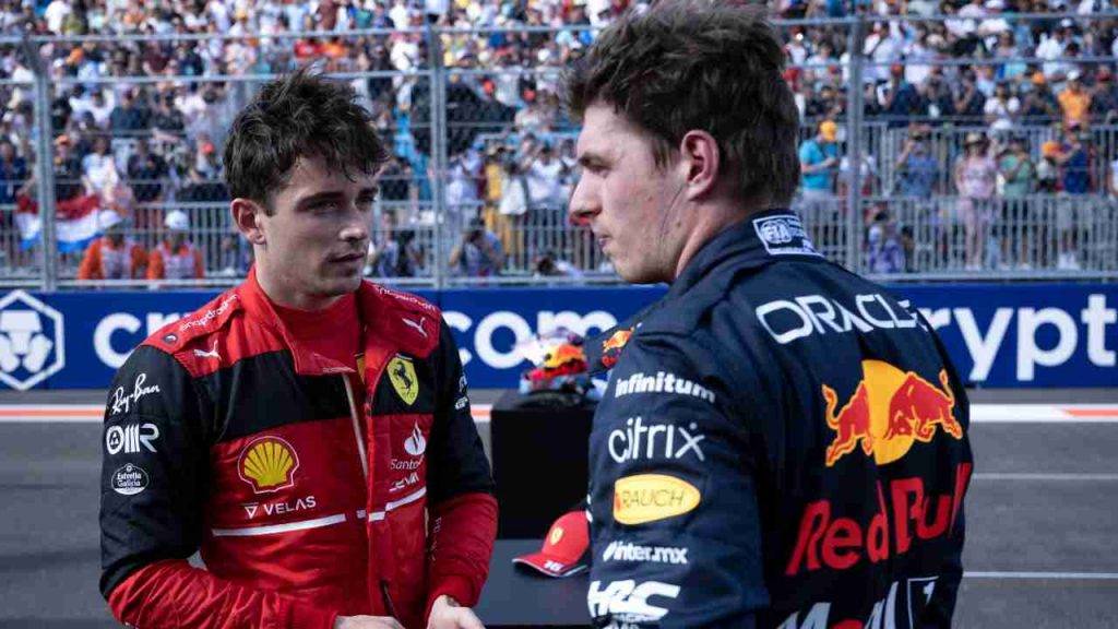 Leclerc Verstappen