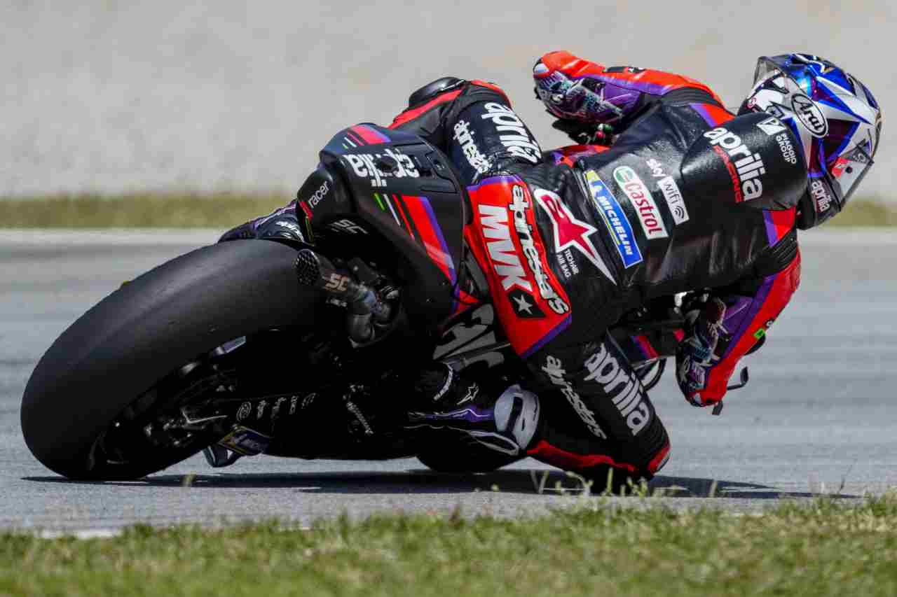 Maverick Vinales con la Yamaha M1