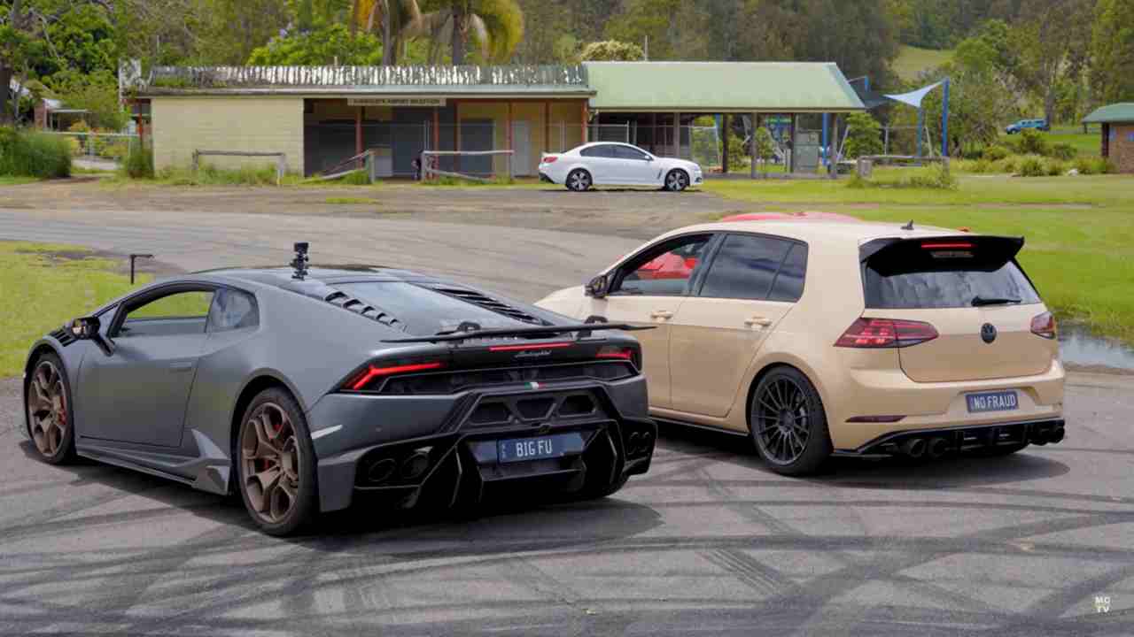 Lamborghini Huracan Volkswagen Golf