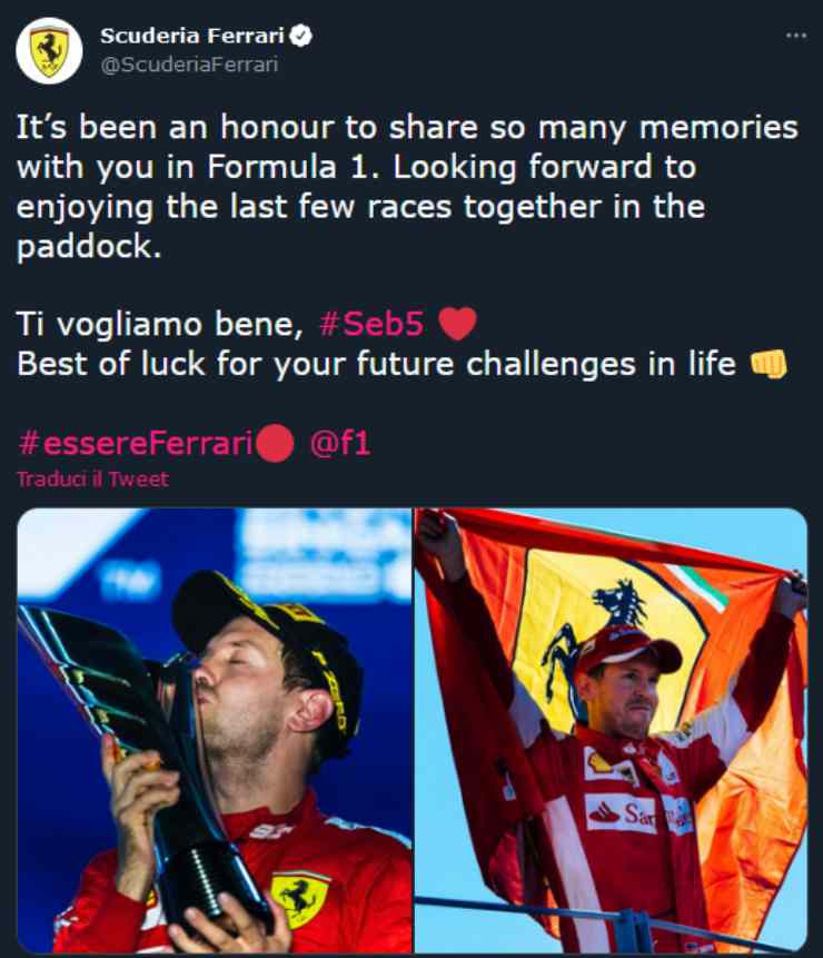 Seb Vettel Ferrari