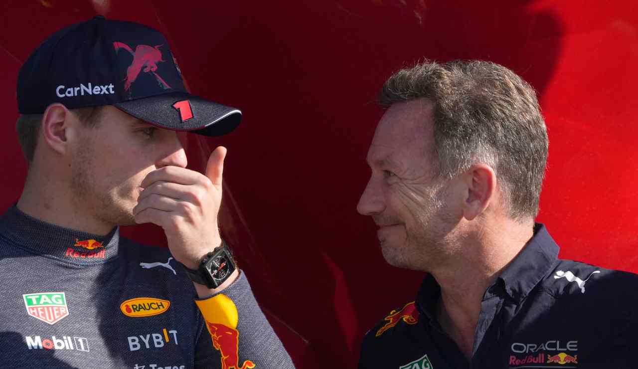 Horner e Verstappen