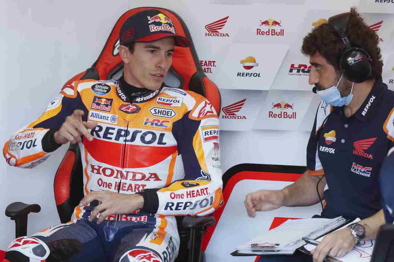 Marc Marquez e il suo capotecnico Santi Hernandez