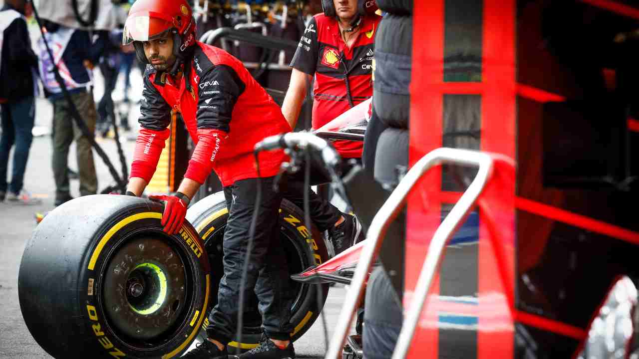 F1 GP Belgio pit stop