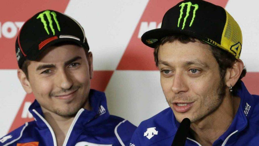 Valentino Rossi e Jorge Lorenzo