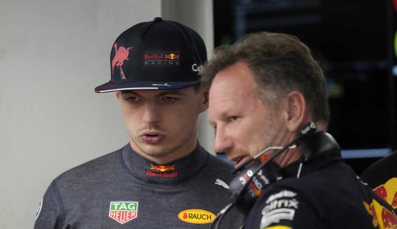 Verstappen e Horner