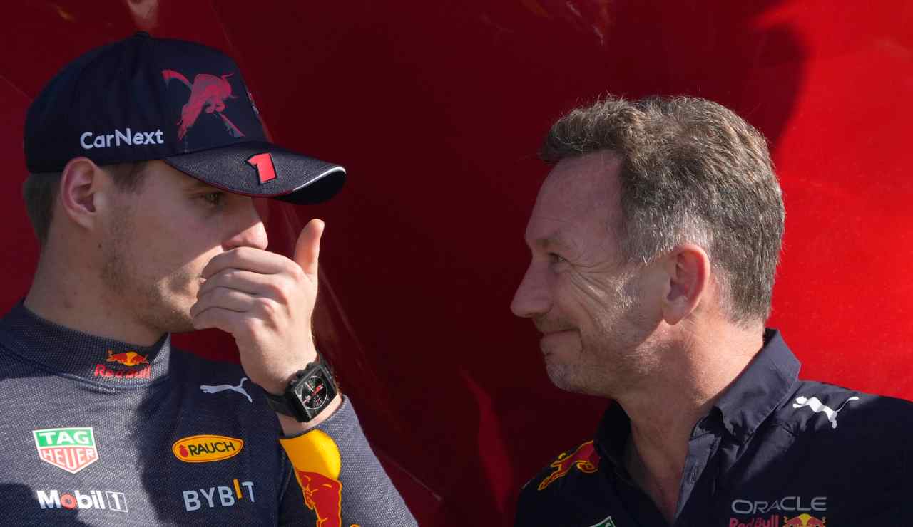 Verstappen e Horner