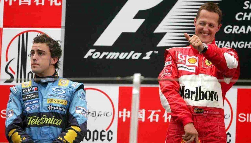 Fernando Alonso Michael Schumacher