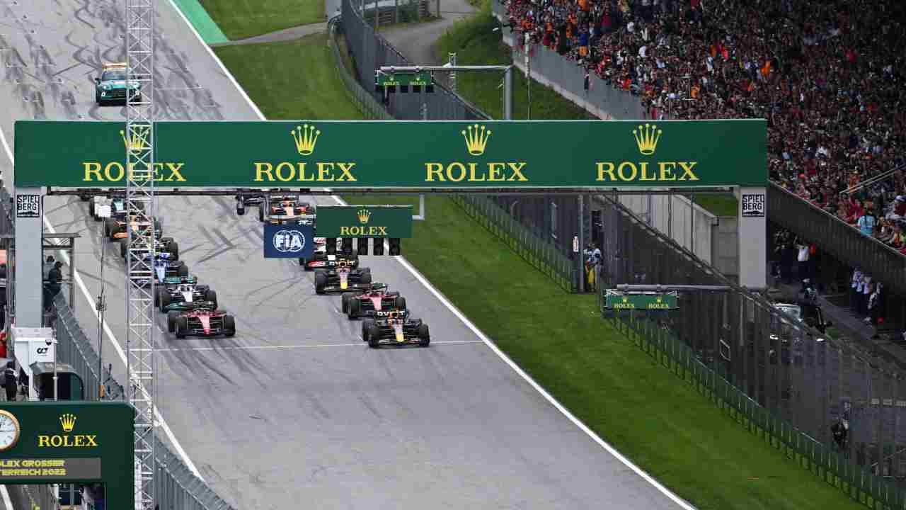 Formula 1 griglia di partenza