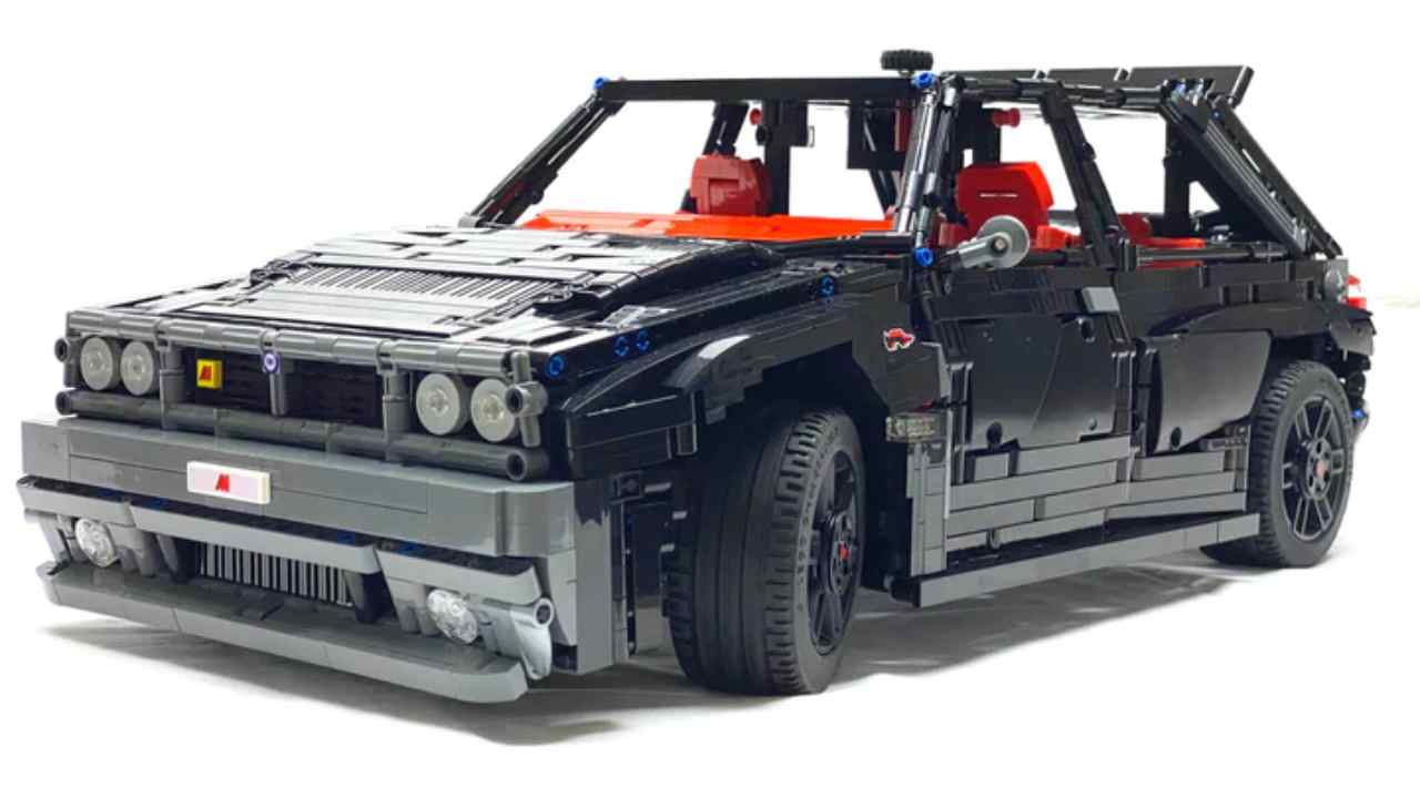 Lancia Delta Futurista kit Lego