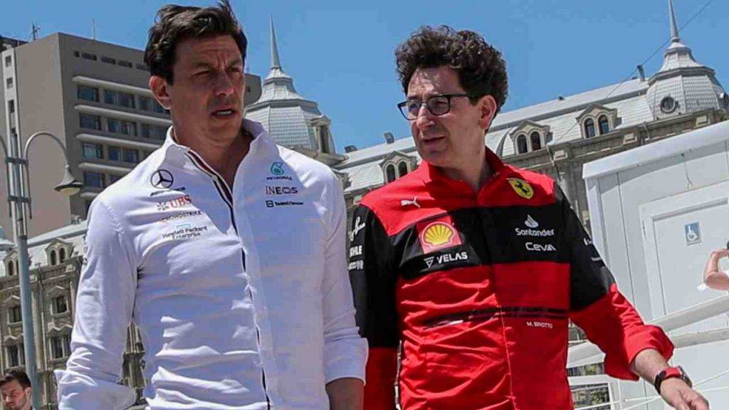 Toto Wolff Mattia Binotto