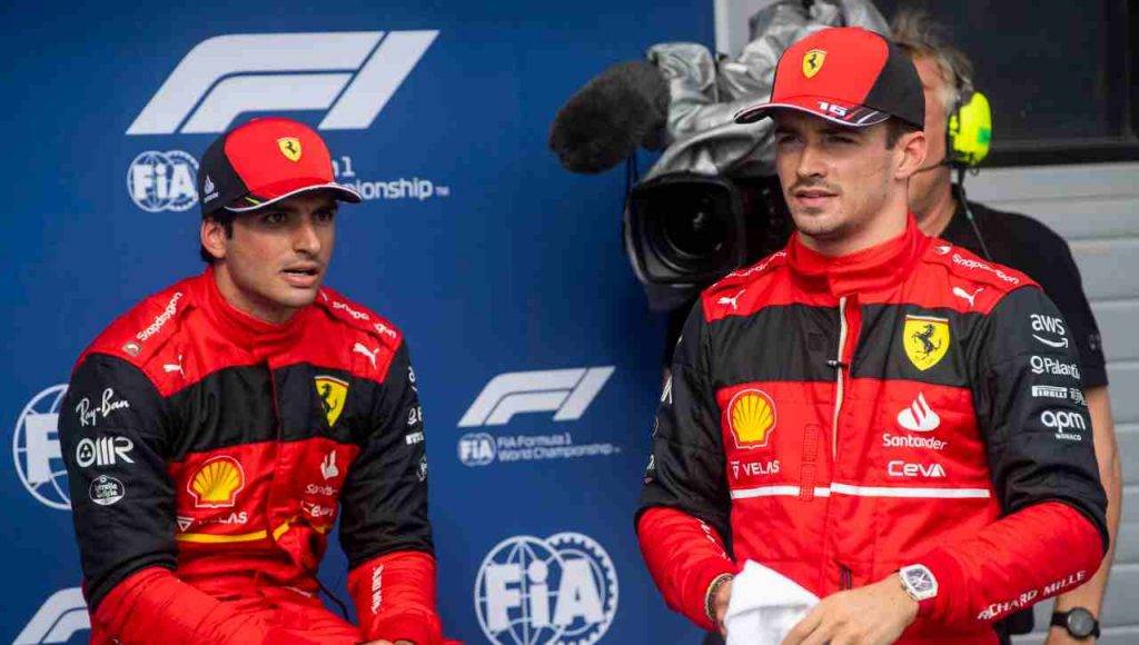 Carlos Sainz Charles Leclerc 