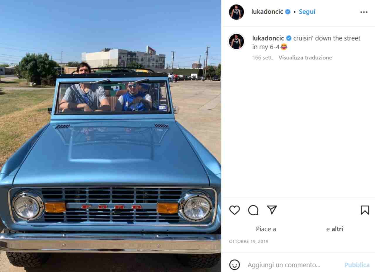 Luka Doncic Ford Bronco