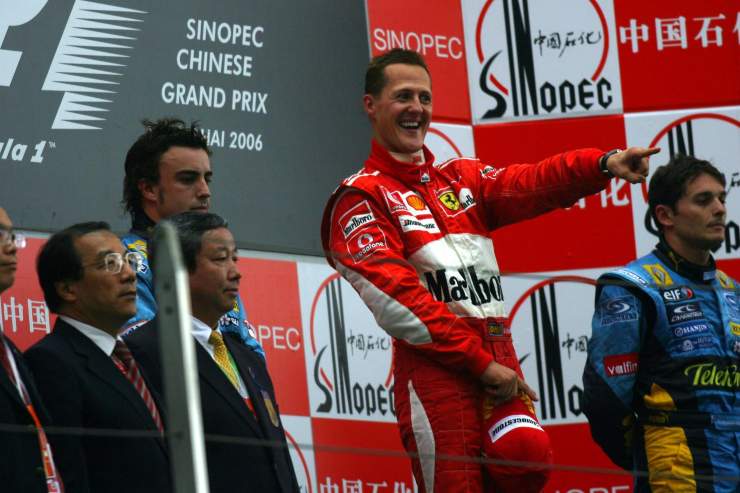 Schumacher Alonso Fisichella