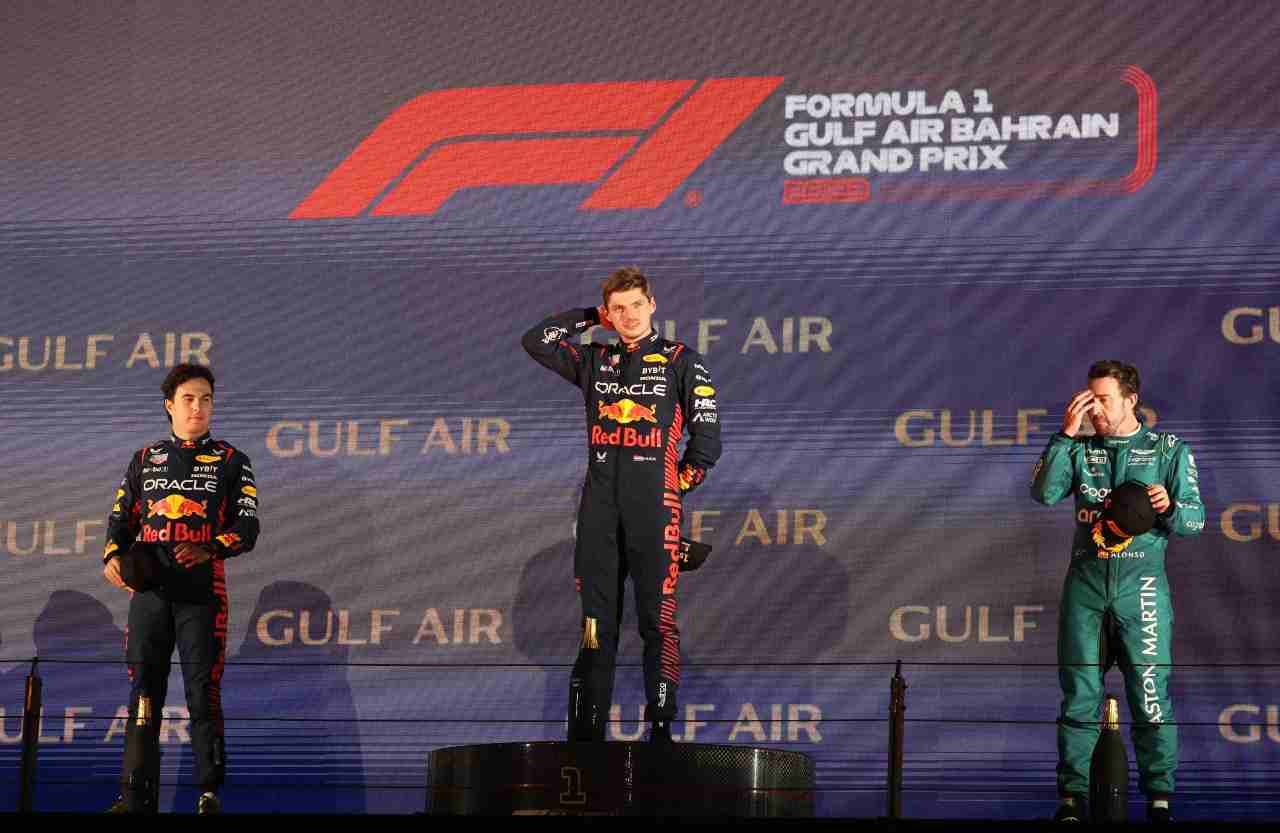 Sergio Perez Max Verstappen Fernando Alonso