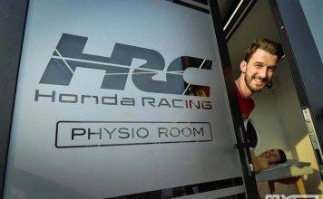 Filippo Camaschella, il medico del team Honda HRC