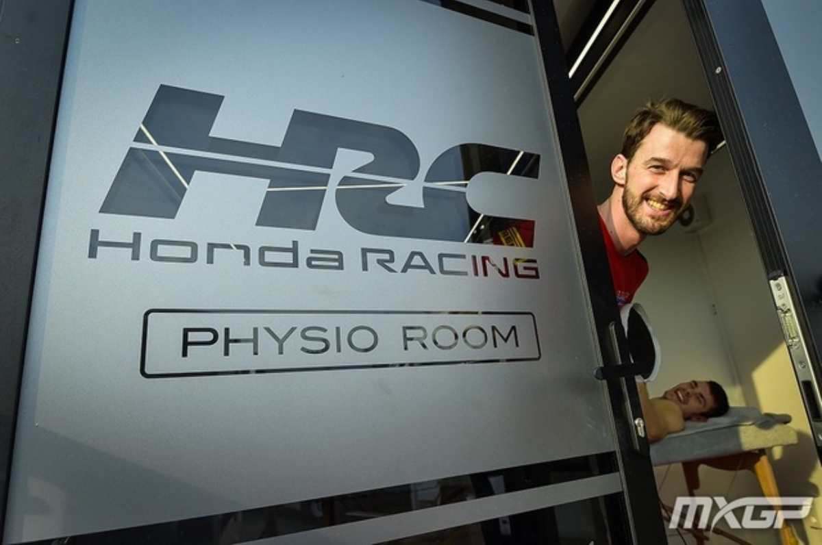 Filippo Camaschella, il medico del team Honda HRC