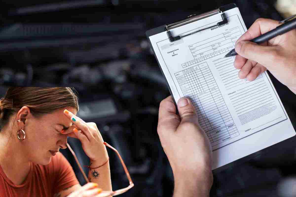 Revisione auto foglio