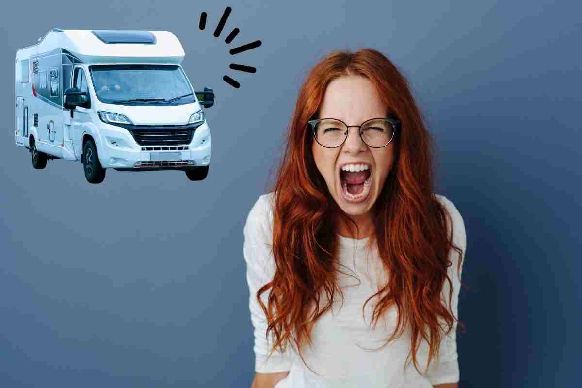 Camper donna moglie