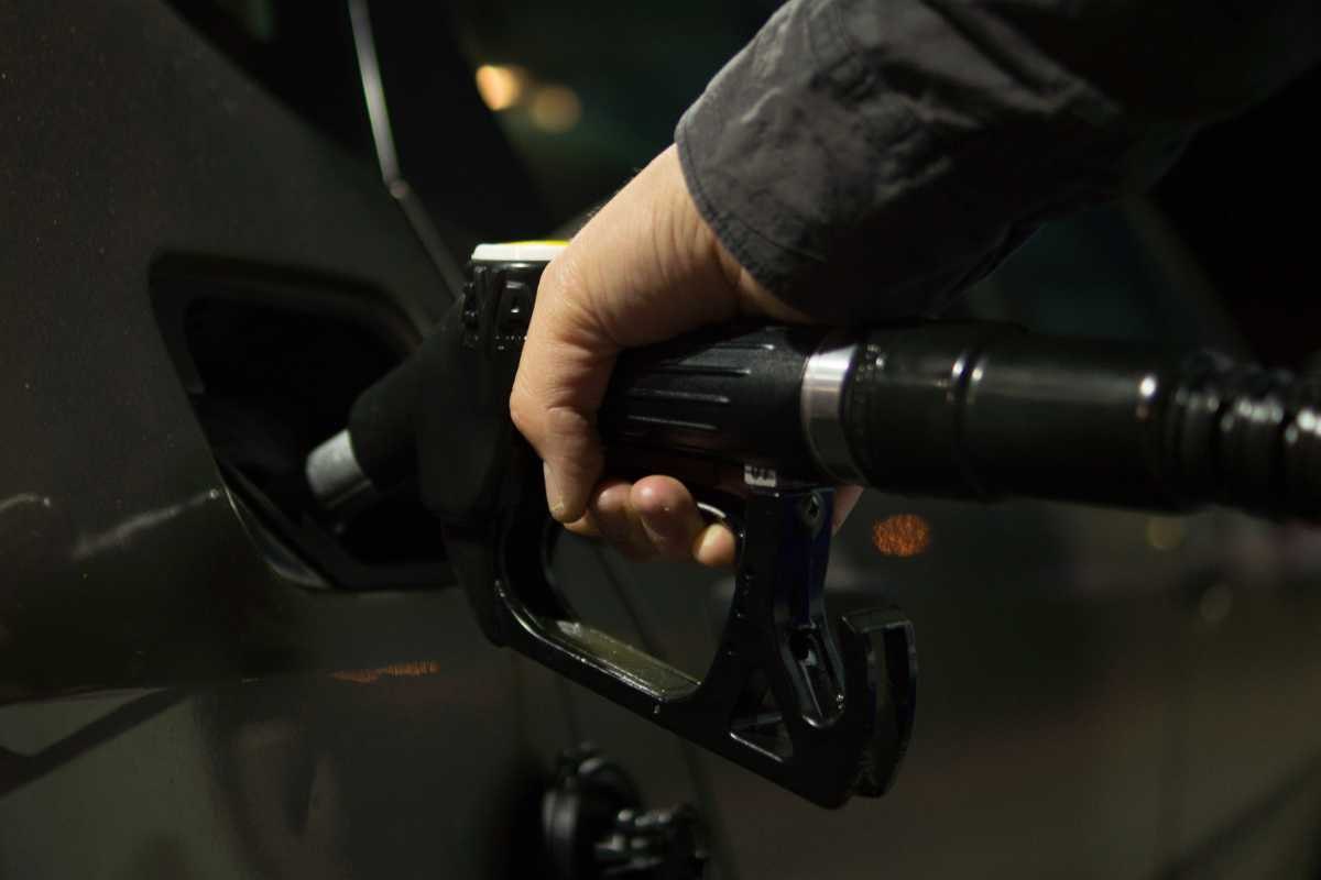 Diesel stazione di servizio trucco