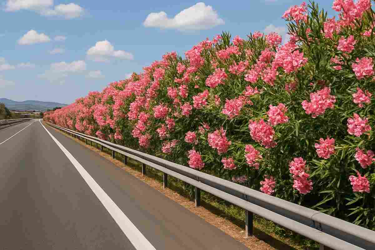 Oleandri in autostrada motivi