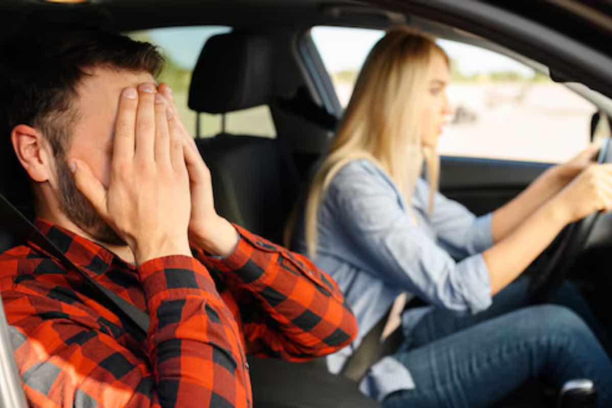 Paura per l'auto
