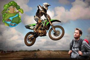 Moto terreno bellissimo
