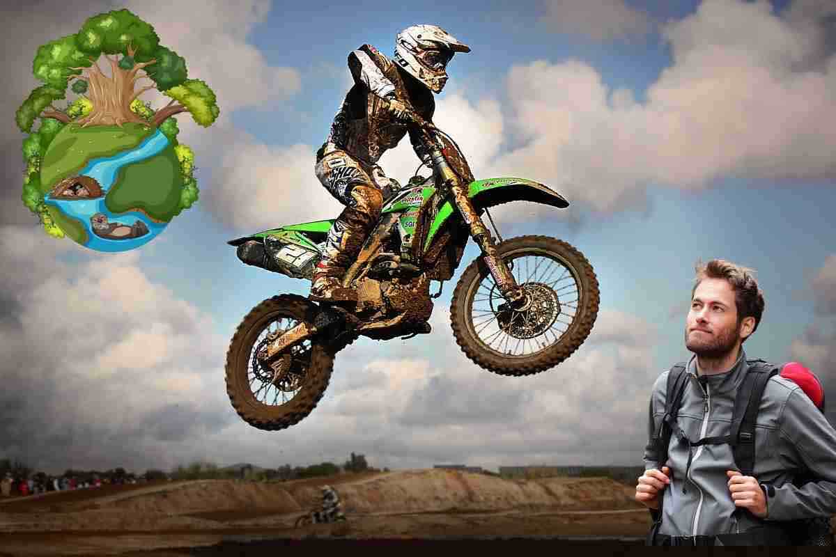 Moto terreno bellissimo