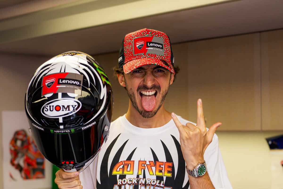 Bagnaia che auto