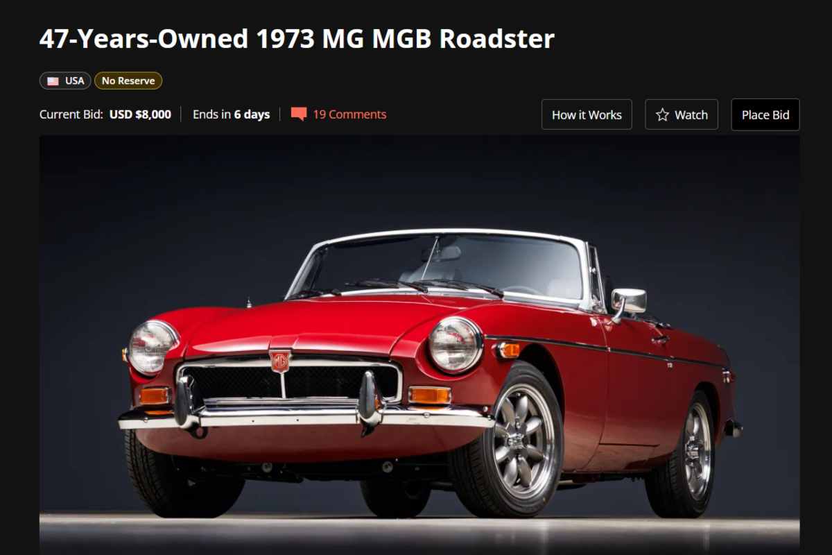 MG in vendita