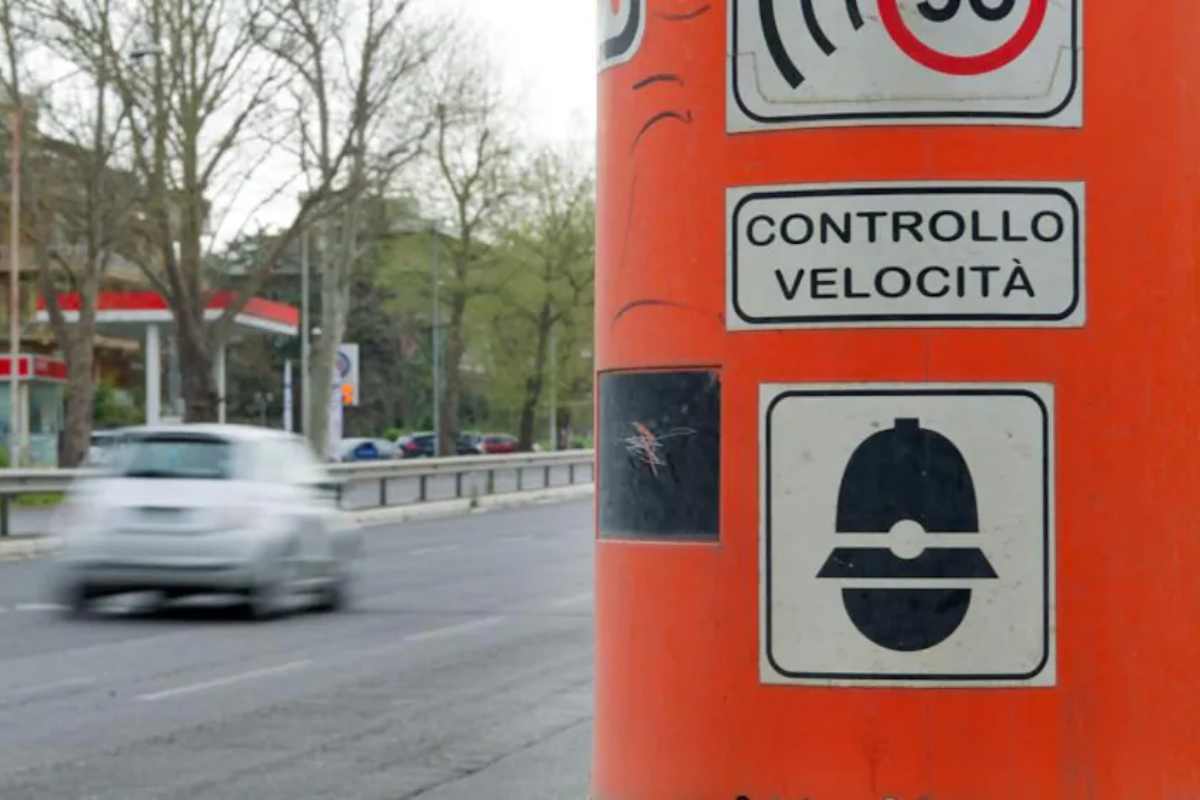 Multa velocità auto