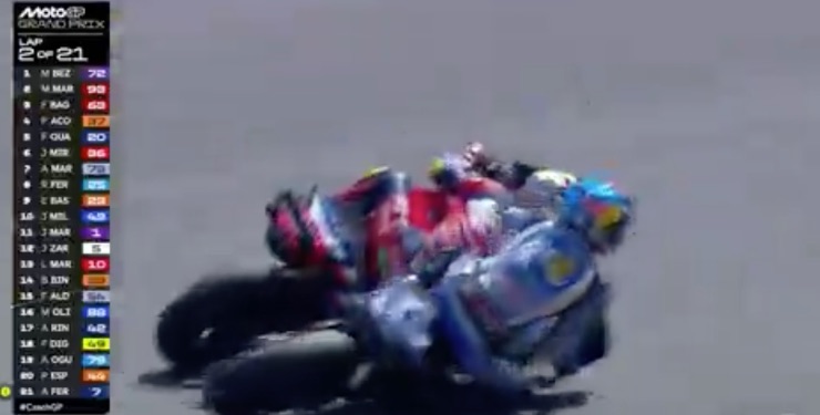 Marquez incidente grave