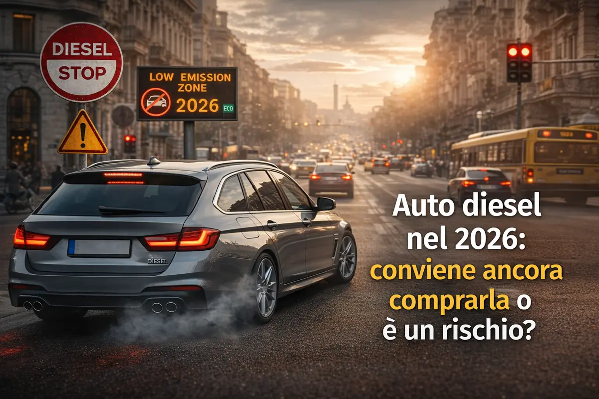 Auto diesel nel 2026 a rischio