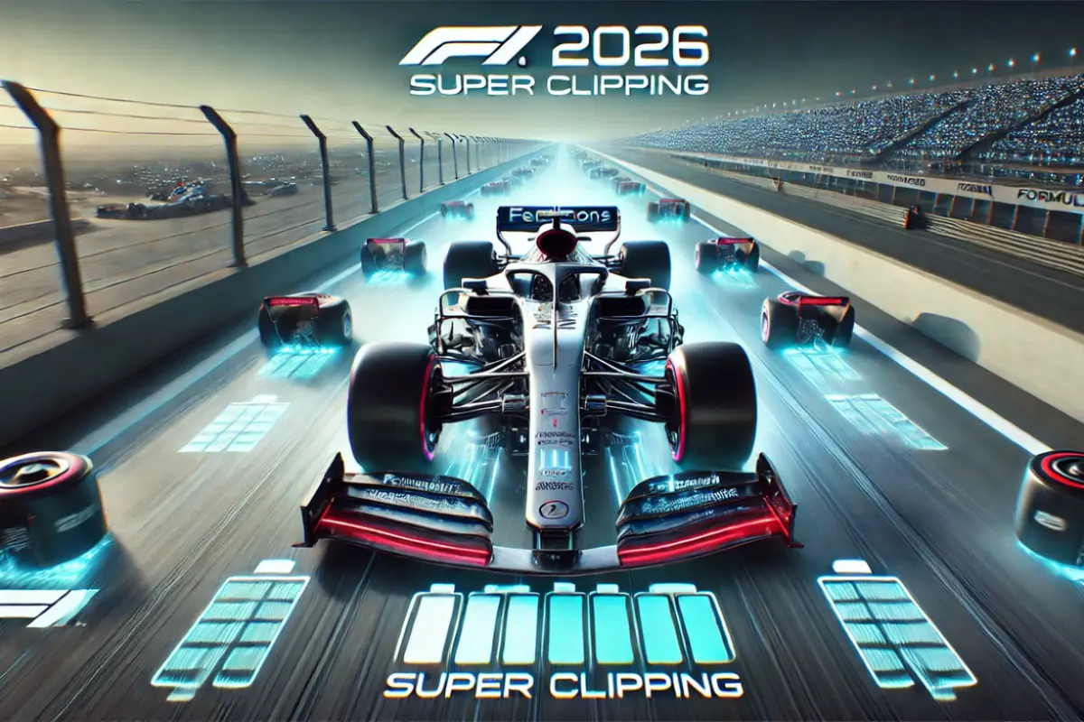 F1 2026 super clipping perdita di energia sul rettilineo durante un sorpasso