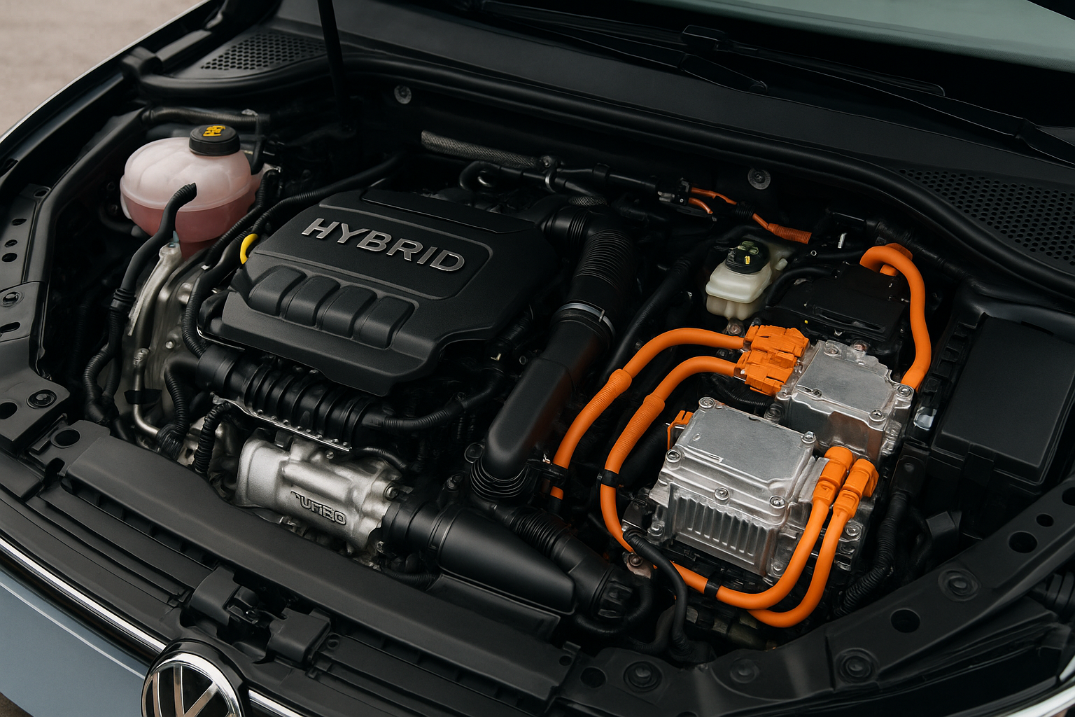 Volkswagen Golf e T-Roc full hybrid: come funziona il motore 1.5 turbo con due elettrici (2)
