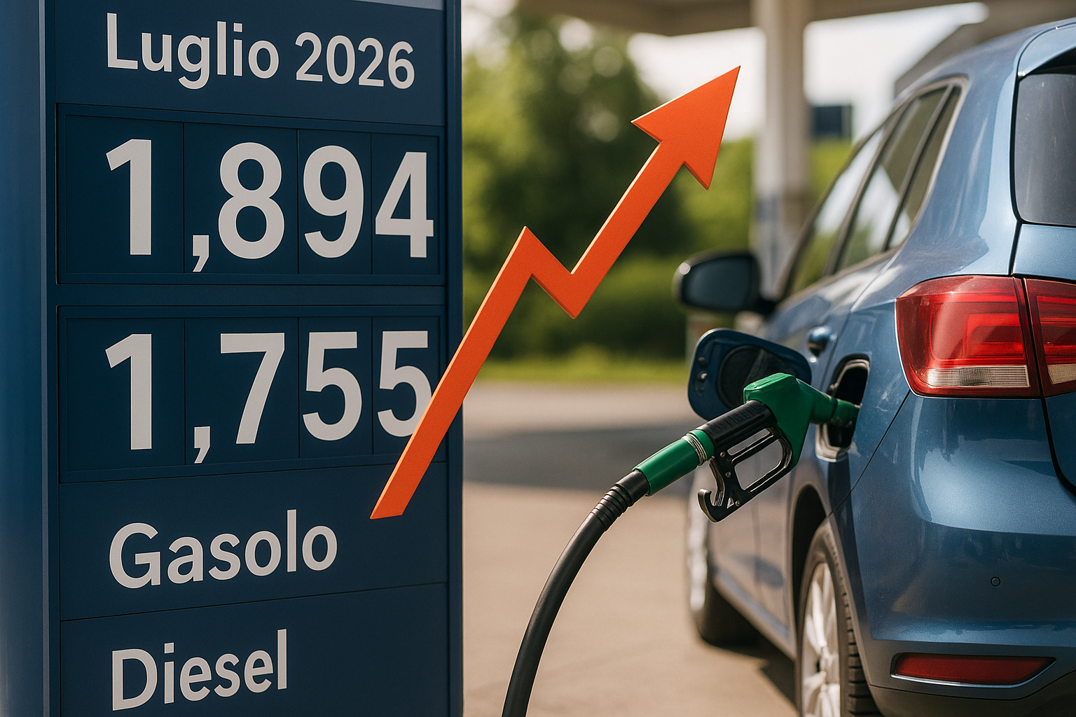 Benzina e gasolio: i nuovi prezzi dopo la scadenza del taglio alle accise (luglio 2026)