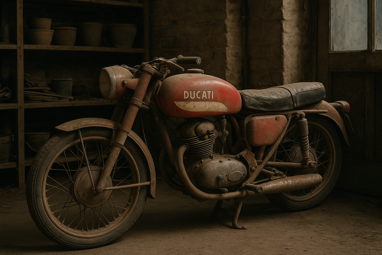 Ducati ritrovata dopo 30 anni: il ritrovamento della rarità (2)