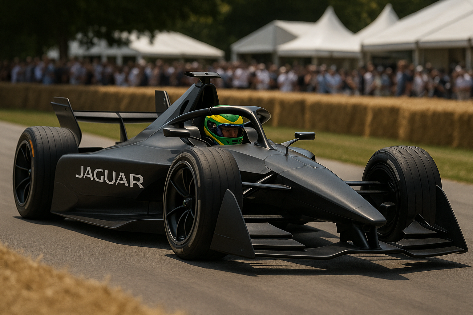 Jaguar TCS Racing debutta a Goodwood con Barrichello: la monoposto Formula E 2026/2027 da 600 kW