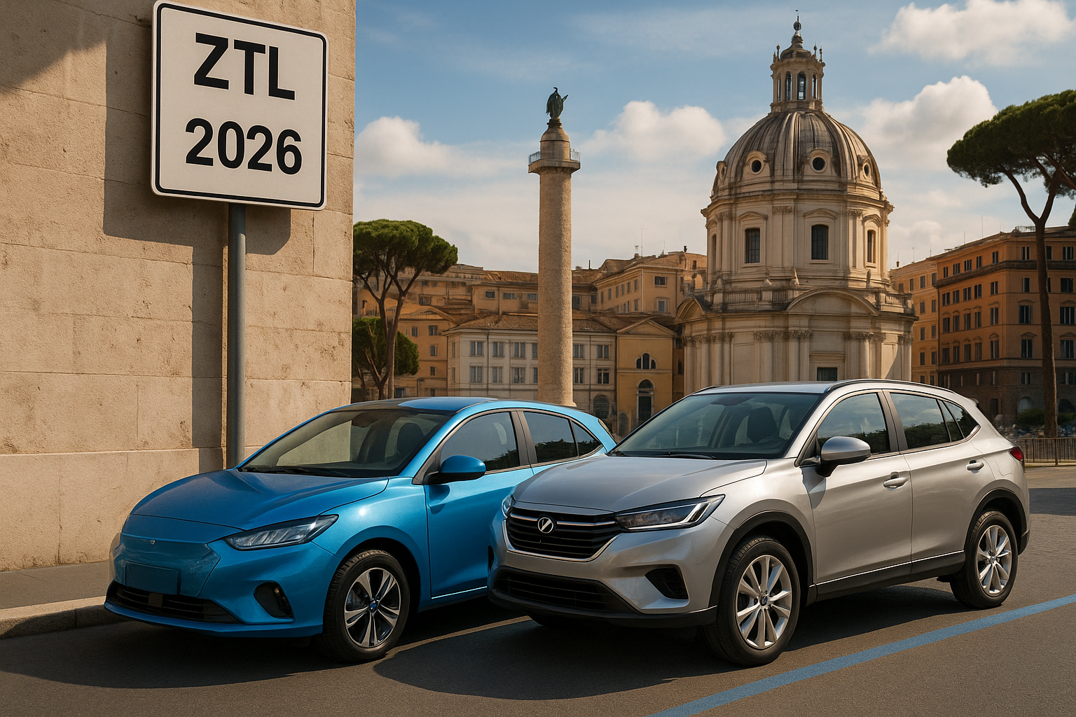 Nuove normative ZTL e parcheggi a Roma dal 1° luglio 2026: chi paga e chi no
