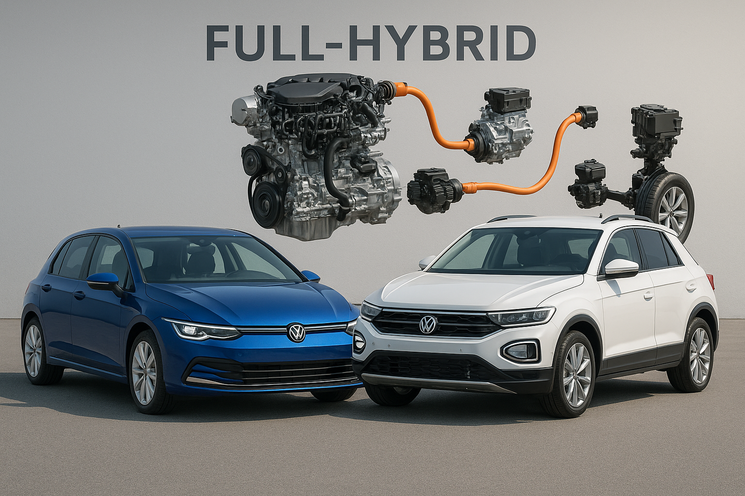 Volkswagen Golf e T-Roc: il nuovo 1.5 turbo full hybrid con doppio motore elettrico
