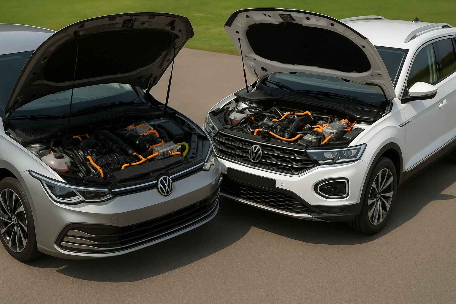 Volkswagen Golf e T-Roc full hybrid: il motore 1.5 turbo con doppio elettrico da 136-170 CV