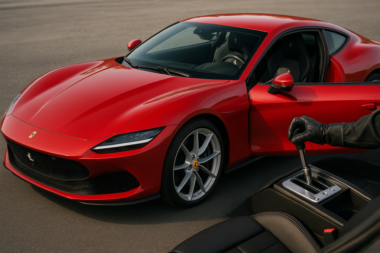 Ferrari 12Cilindri Manuale: il cambio by-wire che trasforma leva e frizione in segnali elettronici