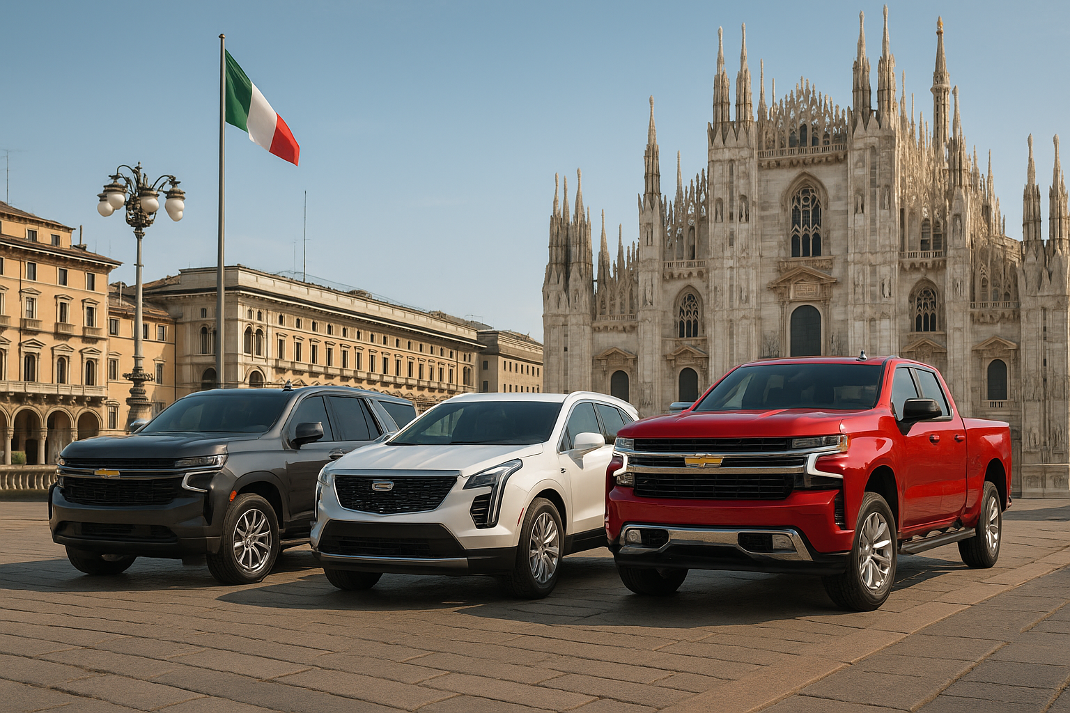 General Motors torna in Italia con Chevrolet e Cadillac: SUV e pick-up americani via GMSV