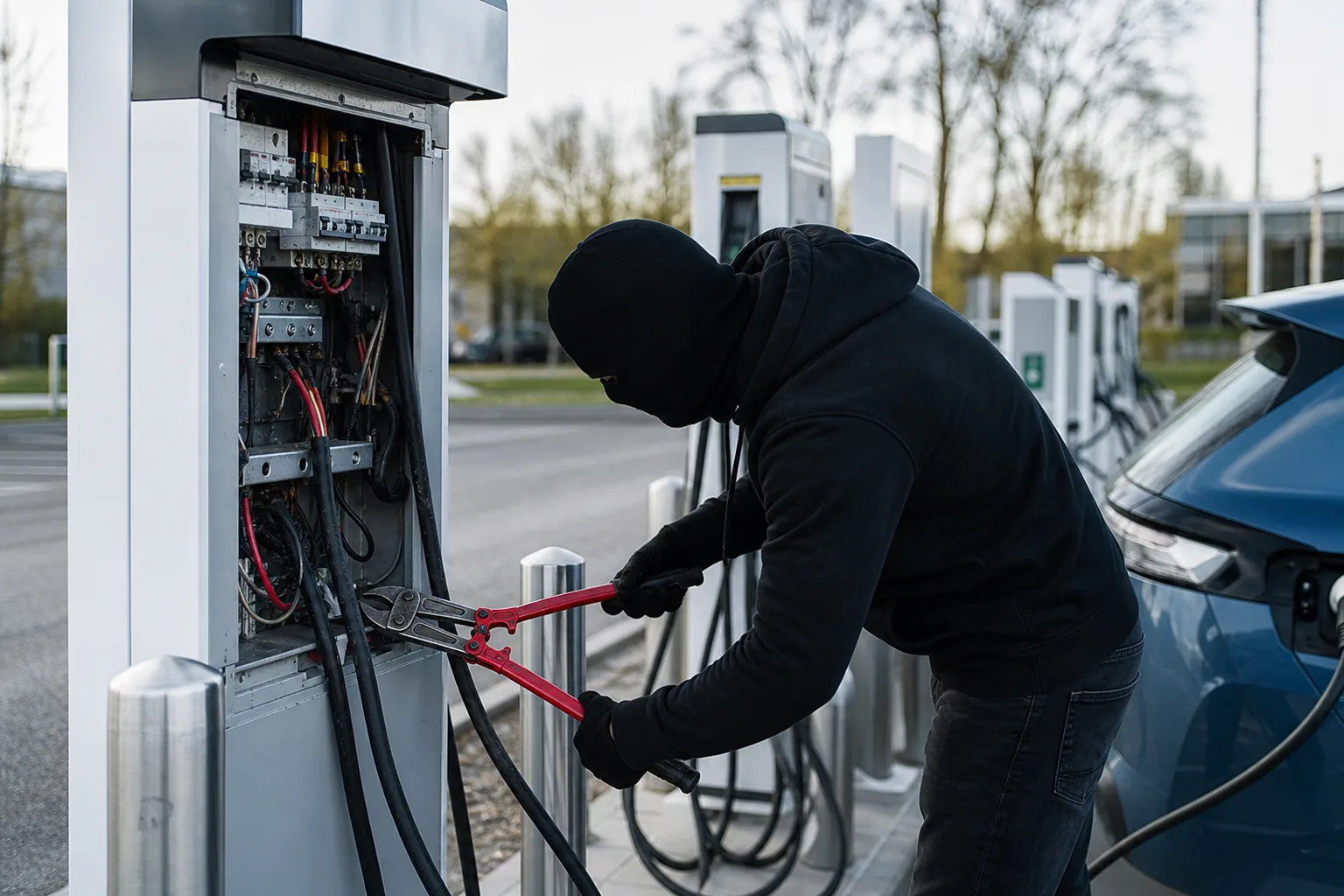 Furti di cavi alle colonnine EV: Formula Space lancia CableGuard anti-taglio