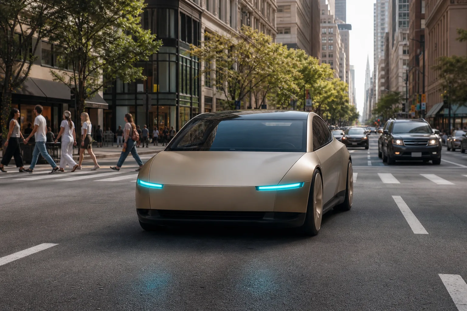 NHTSA propone luci ciano per auto autonome: modifica alla norma FMVSS 108