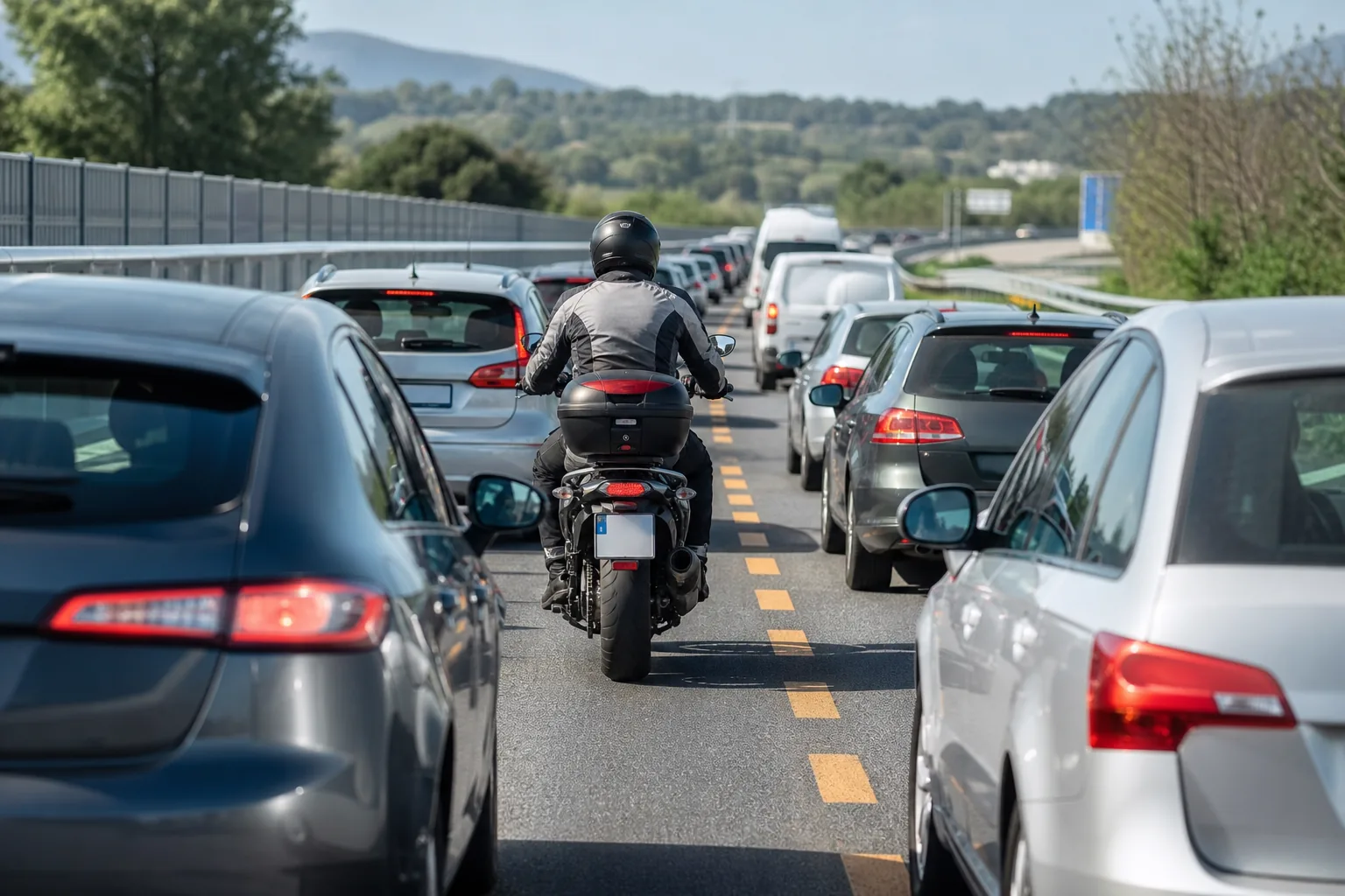 Nuovo Codice della Strada: corsia virtuale e protezioni obbligatorie per le moto